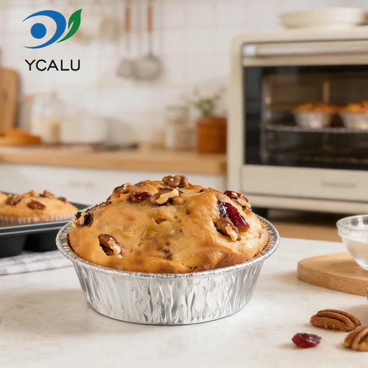 Eldobható sütőlégsütő ezüst alumínium fóliás ételtartók