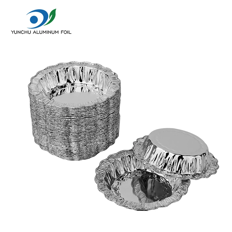 Csipke kerek sütő sütemény ezüst alumínium fólia edények