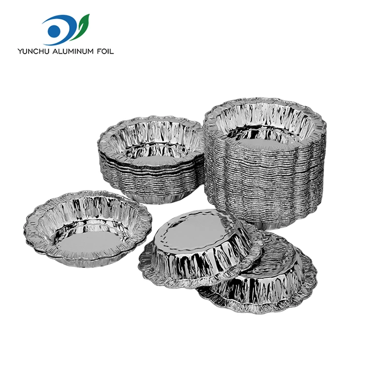 Csipke kerek sütő sütemény ezüst alumínium fólia edények