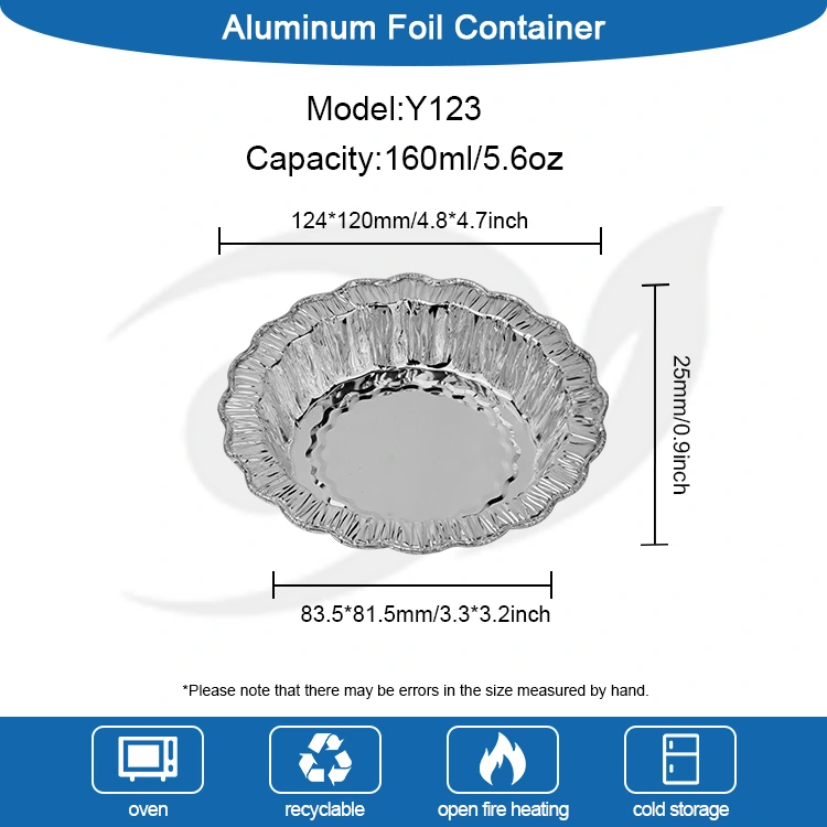 Csipke kerek sütő sütemény ezüst alumínium fólia edények