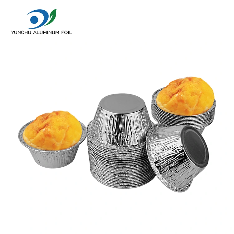 Kerek sütő sütemény ezüst alumínium fólia étel tartály