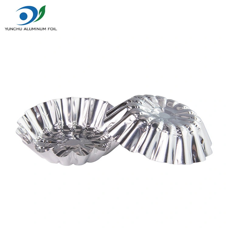 Kerek tojás torta játék sütés ezüst alumínium fólia étel tartály Kerek tojás torta játék sütés ezüst alumínium fólia étel tartály
